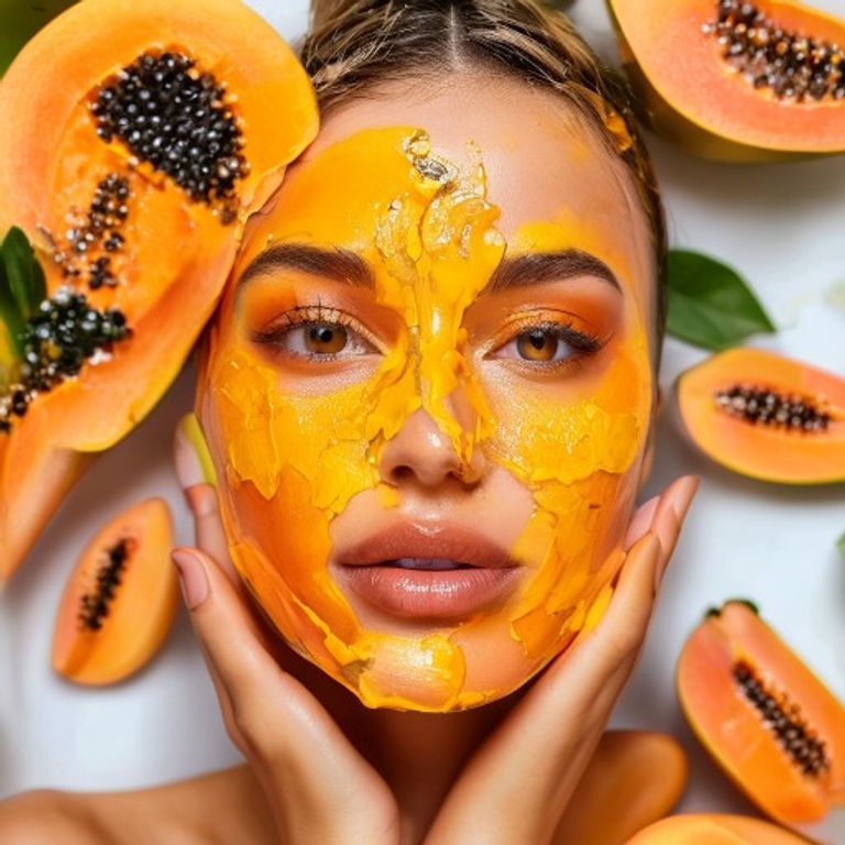 Papaya Enzyme Mask for Facial Hair
