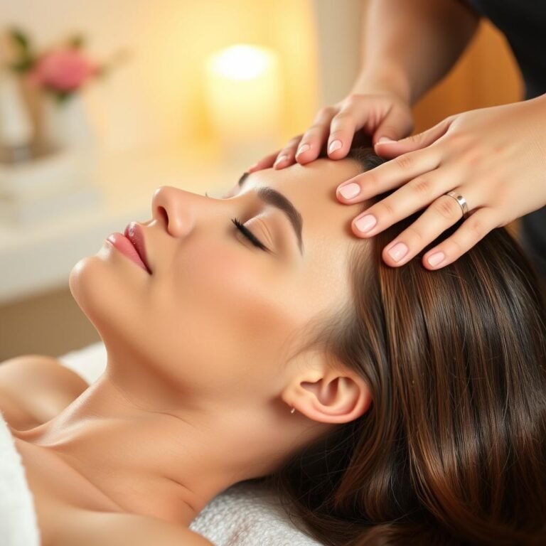Scalp Massage for Strong Healthy Hair