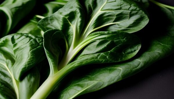 Fresh Spinach Leaves for Skin Health