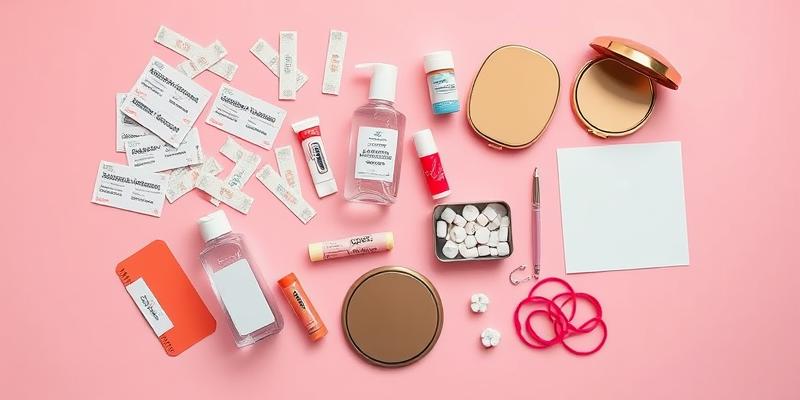 Women's Emergency Kit Essentials - First Aid and Personal Care Items