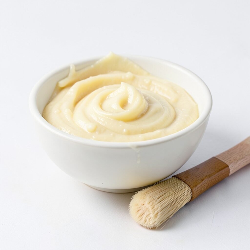 DIY hair mask for strong shiny hair