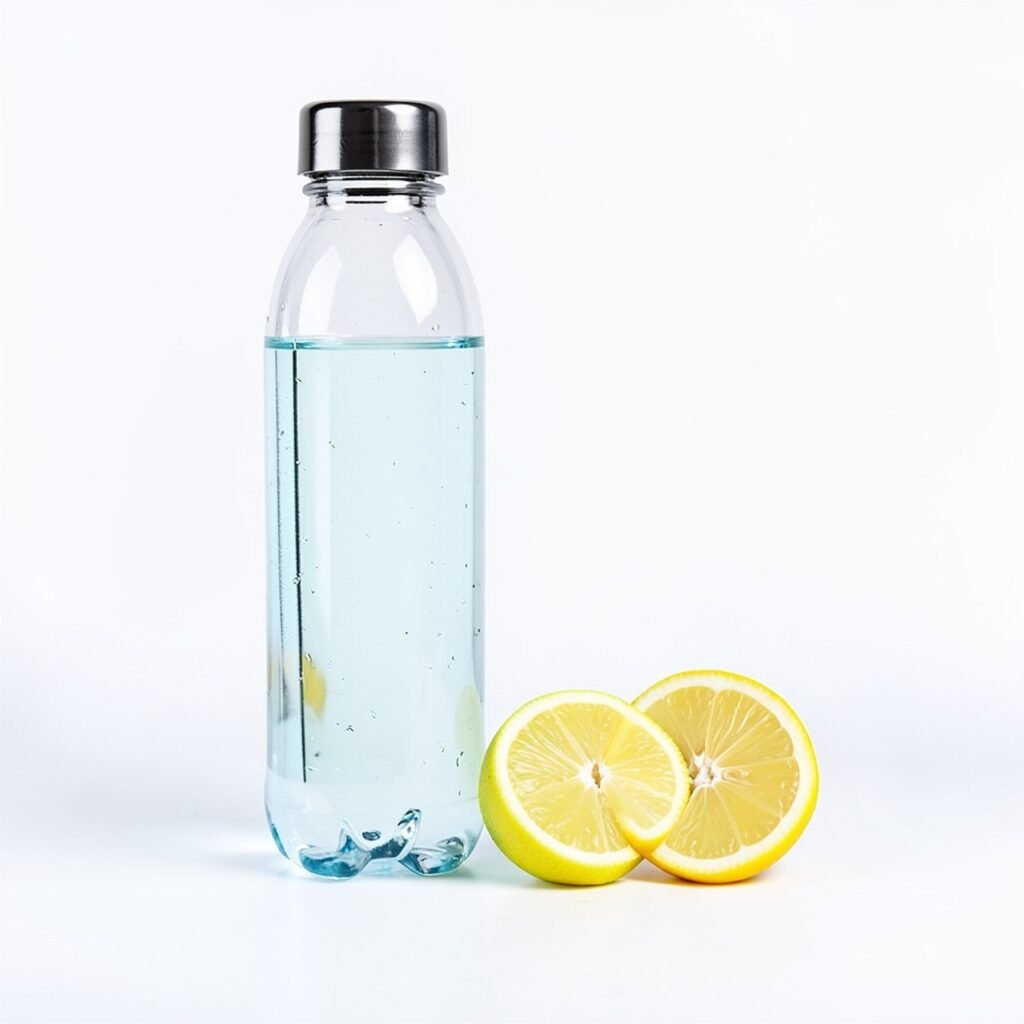 7-day water challenge flat lay