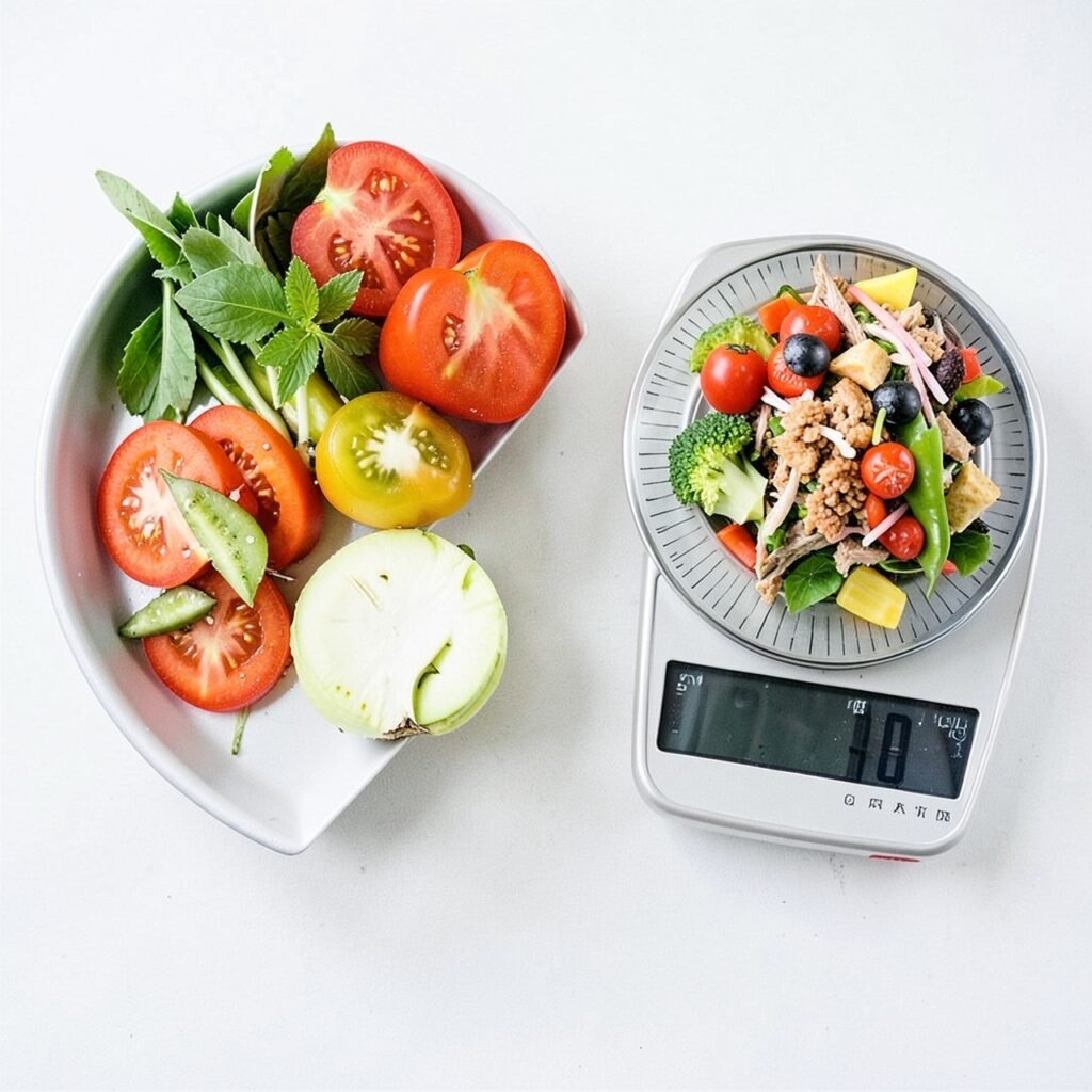 Rapid weight loss truth flat lay