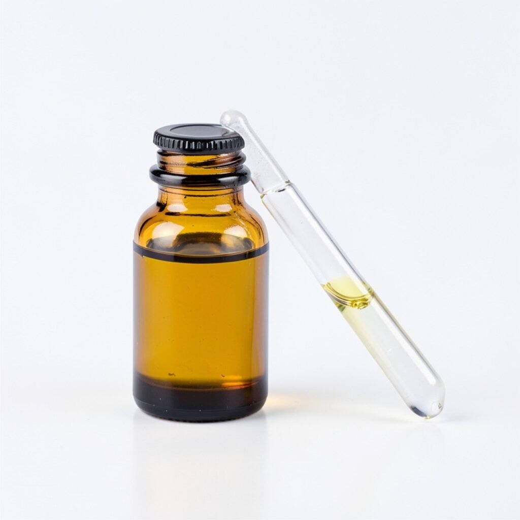Oils for belly button glow flat lay