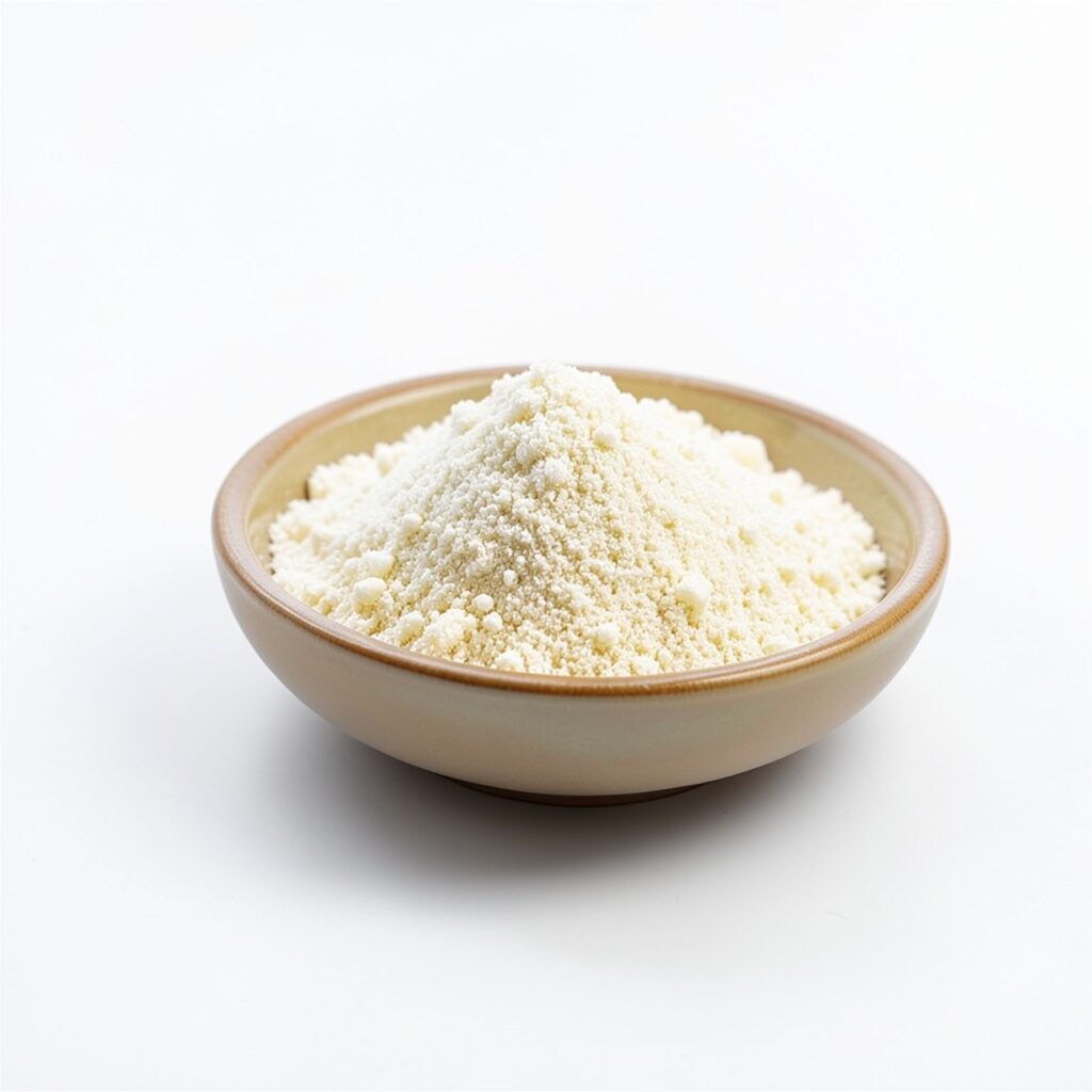 Remedy to lighten dark lips with rice powder
