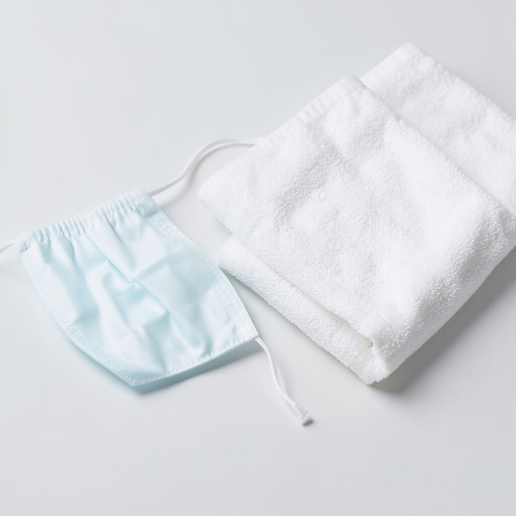 Steps to do facial at home flat lay