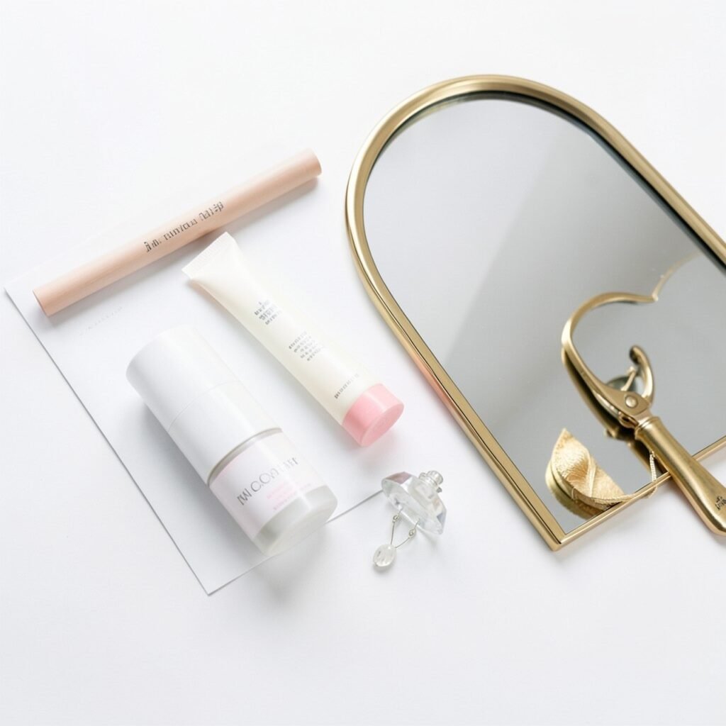 Tips for girls to look and feel their best flat lay