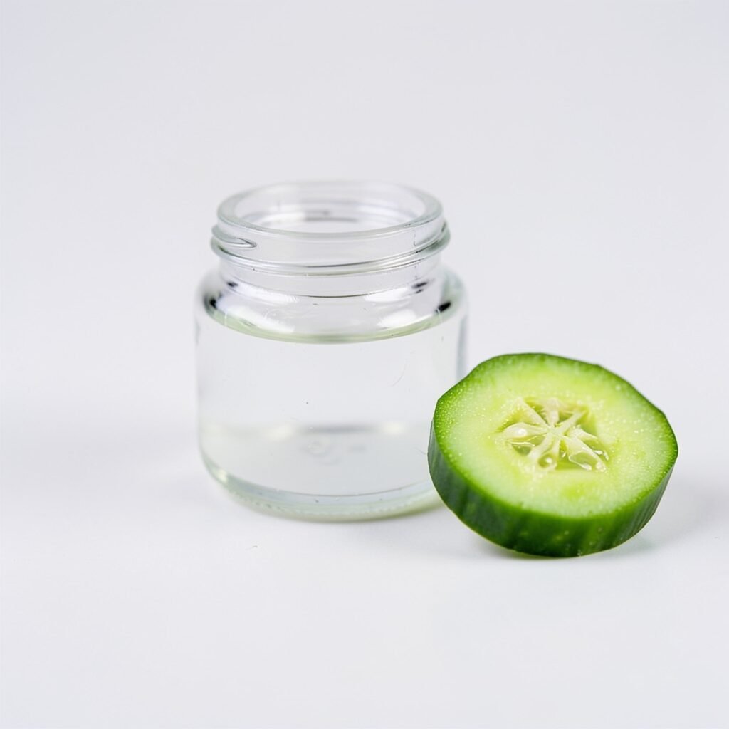 Turmeric eye gel for dark circles flat lay