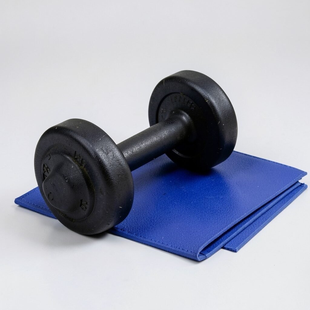 Ultimate 4-step workout routine flat lay